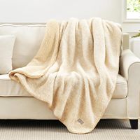 Couverture Douillette Ultra Douce Réversible Double Face en Fausse Fourrure Sherpa pour l'Hiver, Épaisse, Chaude et Moelleuse, Idéale pour Canapé et Lit – Cadeau Parfait