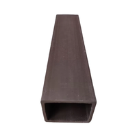 Tubo de Techo Tubular de 100*50mm, Tubo Cuadrado de Madera WPC de 50*50mm para Decoración Interior, Tubo Hueco para Pared, Columna Divisoria de Espacios