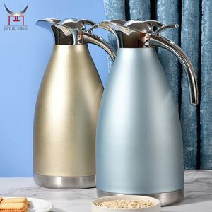 304 <span class=keywords><strong>Pichet</strong></span> à eau isolé sous vide Pot isolé en acier inoxydable de table thermique pour boisson au thé au lait de jus de café - Product Image 1