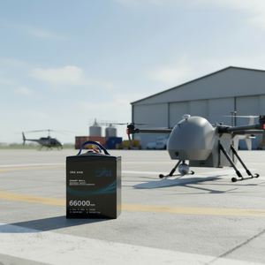 Batería de estado sólido de alta densidad de energía 305 Wh/kg 66000 mAh 6S/12S/18S 10C al por mayor para drones de carga pesada - Product Image 1