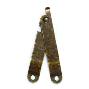 Bisagra para Muebles de Hierro Bronce Antiguo, Pequeña, Mediana, Grande, Conector para Caja de Madera, Montaje en Superficie, Duradera, Diseño Tradicional - Product Image 5