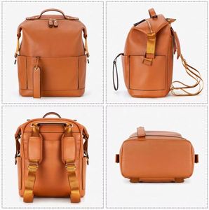 Sac à langer pour maman en cuir PU, sac à dos pour bébé avec matelas à langer, échantillon gratuit - Product Image 2