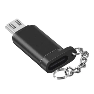 Adaptor Data Laki-laki Ke Perempuan, Mikro Ke USB Tipe C Kustom Berkualitas