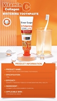 Dentifrice naturel à la vitamine C nettoyage buccal élimine les taches de dents dentifrice blanchissant
