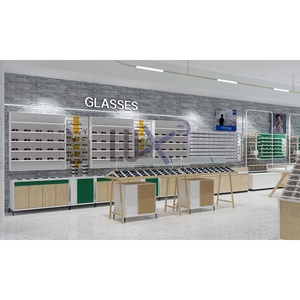 LUX Retail Sunglasses Store Display Stand Commercial Modern Sectional Metal/Wood/Glass/Acrylic/<b>Stone</b> Display - Product Image 4