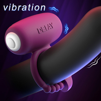 LILO Sexspielzeug Weicher Silikon-Penisring für Männer zur Selbstbefriedigung mit Verstellbarer Größe Kompakter aber Leistungsstarker Vibrator