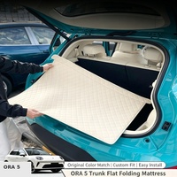 Tapis de coffre de voiture pour GWM ORA 5 2026, tapis de chargement en cuir pour sièges arrière pliables, accessoires intérieurs pour le camping