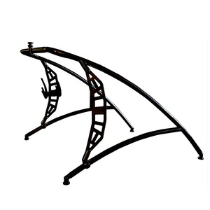Tour de propulsion en aluminium pour bateau, revêtement noir - Product Image 1