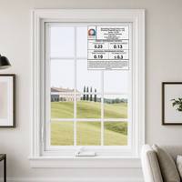 Ventana Abatible Manual de UPVC con Diseño Estructural Reforzado que Ofrece una Resistencia Superior al Viento para Edificios de Gran Altura