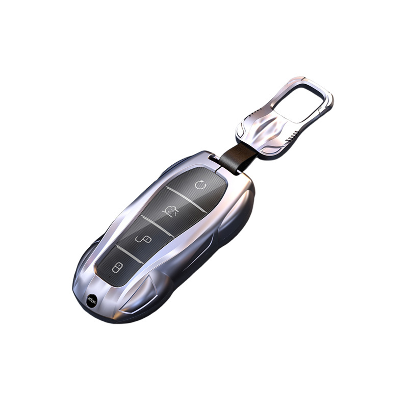 Silver Sports car buckle-B