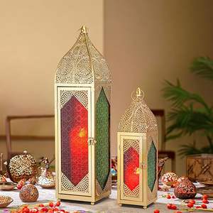 Moroccan Lantern <b>For</b> Home And Outdoor Decor Intricately Designed <b>Lighting</b> Accent Creating Warm Exotic Ambience <b>For</b> <b>Patio</b> Garden - Product Image 5