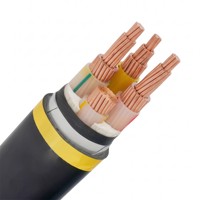 Câble d'alimentation en cuivre isolé XLPE gainé PVC 35 50 95 120 240 300 mm² LSZH Basse Tension 0.6/1kV Haute Qualité