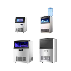 WICE Commercial 35kg 40kg 50kg por 24 horas Máquina comercial de cubitos de hielo Fácil de operar Máquina de hielo de alta capacidad Tienda de té y casa - Product Image 1
