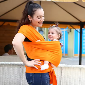 <strong>Baby</strong> Wrap <strong>Carrier</strong> Easy to Wear Custom Print Wrap <strong>Carrier</strong> Premium Hands Free Sling Wrap <strong>Carrier</strong> with Private logo - Product Image 5