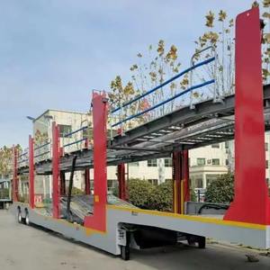 Transporteur de <span class=keywords><strong>voiture</strong></span> semi-remorque en acier robuste et durable pour le <span class=keywords><strong>transport</strong></span> par entreprise de camionnage avec une capacité élevée et un faible entretien - Product Image 2