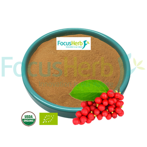 FocusHerb USA Warehouse Spot Schisandra 2% Extrait de Schisandra chinensis en poudre - Product Image 1