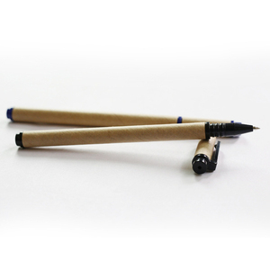 Custom Logo Recyclable Kraft Paper <b>Pen</b> Eco-Friendly Cardboard Ballpoint <b>Pen</b> with Plastic Clip Promotion Gift - Product Image 4