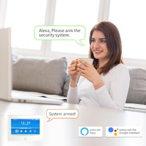 نظام إنذار أمان منزلي ذكي من تويا يعمل بتقنية واي فاي و4G مع وحدة تحكم ذكية لورا FSK وشاشة لمس ملونة بالكامل مقاس 7 بوصات من البلاستيك ABS وبطارية 5000 مللي أمبير - Product Image 4