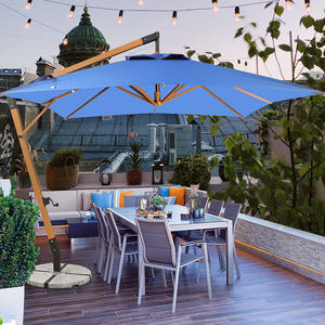 JXT – <span class=keywords><strong>grand</strong></span> <span class=keywords><strong>parasol</strong></span> d'extérieur en aluminium en forme de 7, en grain de bois, <span class=keywords><strong>grand</strong></span> <span class=keywords><strong>parasol</strong></span> pour jardin, <span class=keywords><strong>plage</strong></span>, parc, café - Product Image 4