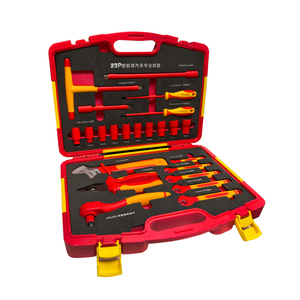 VDT-07 Ensemble d'outils d'électricien isolés 23 pièces, boîte <span class=keywords><strong>à</strong></span> outils, jeu de <span class=keywords><strong>douilles</strong></span>, kit d'outils <span class=keywords><strong>professionnel</strong></span> - Product Image 4