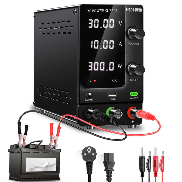 IKococater 安定化電源 30V 10A SPPS-C3010 黒