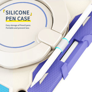 Custodia per Tablet in Silicone 2025 calda per <span class=keywords><strong>iPad</strong></span> 11th/10th Gen da 10.9 pollici <span class=keywords><strong>con</strong></span> <span class=keywords><strong>penna</strong></span> 2022 custodia antiurto <span class=keywords><strong>con</strong></span> tracolla - Product Image 3