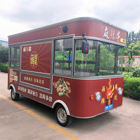 Vente de rue électrique, chariot à hot-dogs, camion à glaces, bar à jus, restaurant mobile, bus alimentaire entièrement équipé