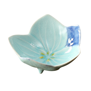 Mystic Arts Floral Ceramic <b>Dish</b> 3-Piece <b>Set</b> For Fruit Dessert Tea <b>Serving</b> Home Decor - Product Image 5