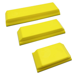 Tay chà nhám đánh bóng móc và vòng lặp ủng hộ PU Chất liệu PSA giấy nhám đĩa Pad khối OEM cho sơn tự động Chế biến gỗ - Product Image 1