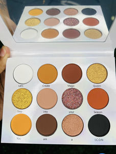 Paleta de sombras de ojos con logotipo personalizado de alta pigmentación vegana OEM ODM crea tu propia paleta de sombras de ojos desnuda - Product Image 5