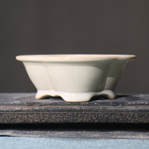 Maceta de Cerámica para Bonsái con Acabado Verde Agrietado Estilo Zen - Product Image 3