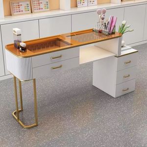 Bureau à <span class=keywords><strong>ongles</strong></span> unique en verre japonais Le bureau à <span class=keywords><strong>ongles</strong></span> simple de luxe léger peut être plié table à <span class=keywords><strong>ongles</strong></span> - Product Image 3