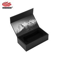 Emballage de boîte-cadeau de carton de présentation en papier rigide mat de luxe magnétique personnalisé de qualité supérieure Boite Vide Pour Cravatte