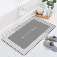 Tapis de bain antidérapant à séchage rapide en diatomite super absorbant, prix d'usine, tapis de sol pour salle de bain, tapis, carpettes