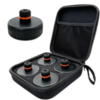 Kit de 4 patins de levage en caoutchouc pour Tesla Model 3/Y/S/X avec étui de rangement noir