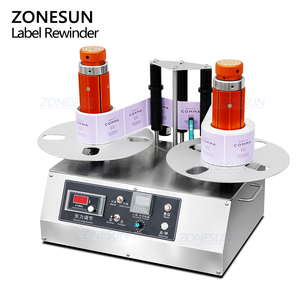 เครื่องม้วนกระดาษอัตโนมัติแบบตั้งโต๊ะ ZONESUN ZS-RJL2 พร้อมตัวนับมิเตอร์ สำหรับม้วนกระดาษ ป้ายสติกเกอร์ และม้วนต่อม้วน - Product Image 5