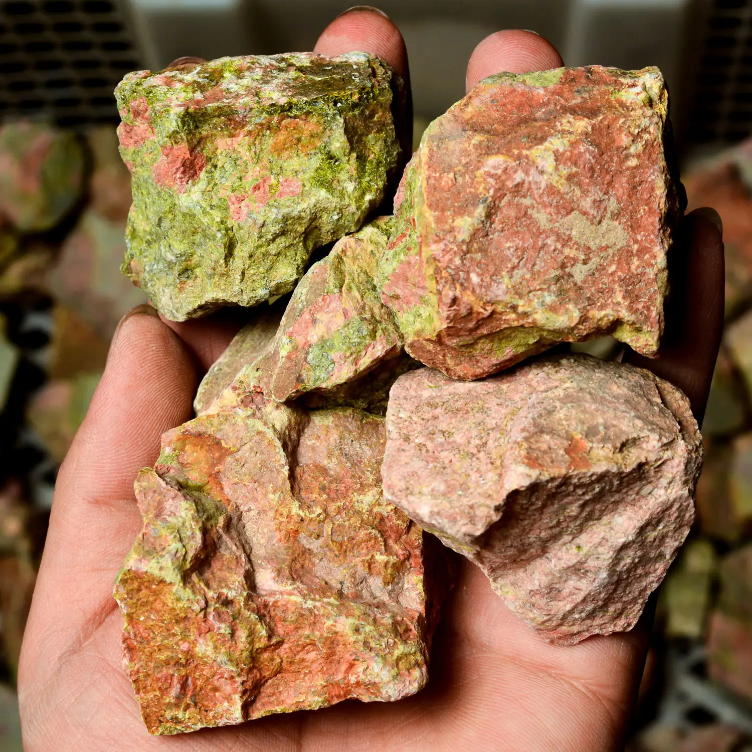 天然工芸品バルククリスタル卸売業者ウナカイト高品質cuarzosクリスタル石