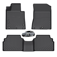 Tapis de sol de voiture en caoutchouc TPE 3D thermoformé sur mesure pour Kia K5 Fwd 2021-2024, tapis intérieurs moulés, toutes saisons, Corée