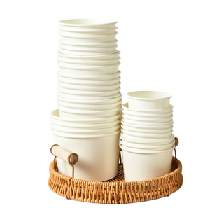 Biodegradable Custom <b>Disposable</b> Ice Cream <b>Cups</b> 2.5oz 4oz 5oz 6oz 8oz 10oz Wholesale Ice Cream Paper <b>Cup</b> With Lids and Spoon - Product Image 6