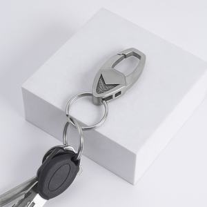 Proveedores de Llaveros de Acero Inoxidable y Titanio, Cadenas Sencillas y Modernas, Llaveros Personalizados para Hombre - Product Image 5