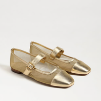 Chaussures plates pour femmes en PU de haute qualité, respirantes, à enfiler, à bout fermé, sandales à bride réglable, ballerines tendance