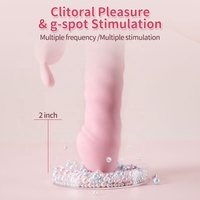 Beheizter Stoß-Vibrator in Hasenform für Klitoris- und G-Punkt-Stimulation mit 3 Geschwindigkeiten, 10 Vibrationsmodi, IPX6 Wasserdicht, für Erwachsene