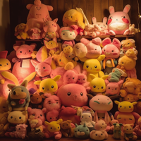 Vente en gros pas cher, machine à grue à griffes super douce et mignonne jouets en peluche pour machine à griffes