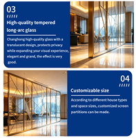 Paravents en verre et acier inoxydable sur mesure YINGHAI pour hôtels, salles de banquet, halls d'accueil et décoration intérieure commerciale