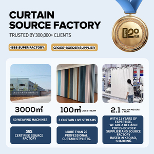 नए पूर्ण ब्लैकआउट चेनले पर्दे शेओक्सिंग केकिओ सनशेड कपड़े तैयार इंजीनियरिंग थोक पर्दे के थोक पर्दे - Product Image 2