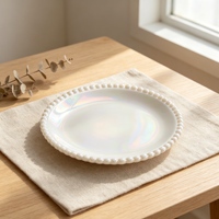 Vase en céramique avec motif de bulles, finition de glaçure irisée pour une décoration minimaliste de la maison, centre de table, arrangement floral