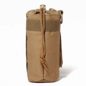 Échantillon gratuit : Porte-bouteille tactique en polyester 600D avec cordon de serrage, pochette à eau pour le sport, sac d'extérieur - Product Image 5