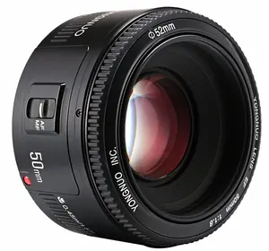 YONGNUO YN50mm F1.8 kamera Nikon için Lens/Canon EOS otomatik odaklama geniş diyafram Lens DSLR kamera D800 D300 D700 D3200 d3300