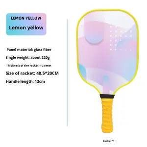 ไม้พายพิกเกิ<span class=keywords><strong>ล</strong></span>บอ<span class=keywords><strong>ล</strong></span> ด้ามจับ PU กันลื่น โซนยืดหยุ่นพิเศษ ดูดซับแรงกระแทก รีบาวด์ ไล่เฉดสีน้ำเงิน พร้อมกระเป๋า - Product Image 6