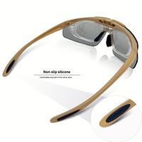 Yijia lunettes tactiques Anti-buée lunettes de tir tactiques avec 3 lentilles interchangeables Protection UV400 lunettes Airsoft